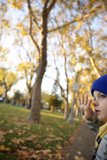 Autumn Reflections: A Moment on the Bench