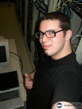 Dave B working on new server installation