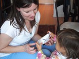 Mother and Toddler Share a Tender Moment Indoors
