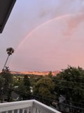 A Rainbow over the Cityscape