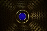 The Blue Gemstone Window