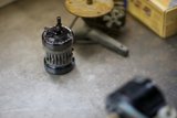 Small Black Motor on Table