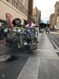 Urban Streetscape with Parked Truck