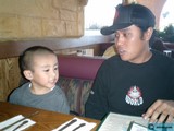 Family Dinner at a Restaurant