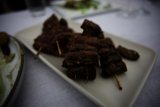 Delightful Meat Skewers at Secret Beach Pescadero