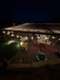 Nighttime Patio Gathering
