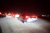 Nighttime Parade of Power: A Showcase of Wheels at Coachella 2024
