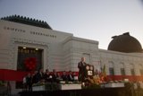 Bill Clinton Speaks at Los Angeles Museum Opening