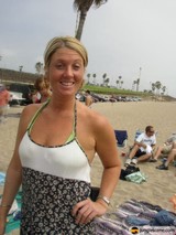 Summer Sunbathing on the Beach
