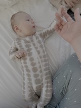 Tender Baby and Parent Bonding Moment