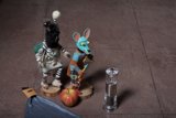 Toy Figurines Amidst Produce