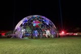 Illuminated Sphere Dome at Coachella