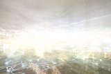 Blurred Lighting Flares Create Artistic Patterns in Los Angeles Room