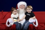 Santa Claus Spreads Joy Among Children