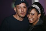 Couple in Baseball Caps