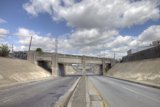Overpass on a Cloudy Freeway
