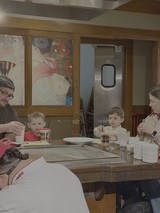 Family Dining at Japanese Hibachi Restaurant