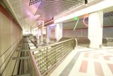 Handrail on Staircase in Terminal Building