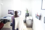 Tech-Savvy Woman at Work