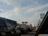Traffic Jam Under the Blue Skies