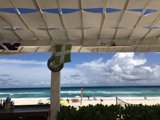 Enjoying the Scenery from the Beachfront Bar