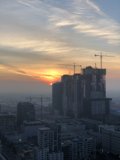 Sunset Silhouette of the Metropolis