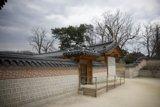 Pensive Pathway to a Korean Temple