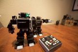 Robotic Toys Take Over the Wooden Table