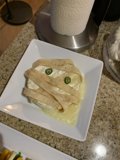 Spooky Halloween Meal on a Plate