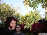 Outdoor Portrait with Tree and Shrubs