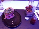 A Delicious Burger and Sides for Dinner