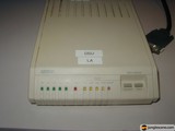 Yellow Sticker on a White Computer