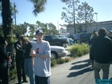 Crowd Gathered Outside Car Show