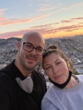 Cityscape Selfie at Sunset