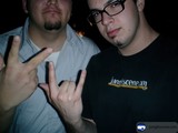 Two Men Strike a Pose