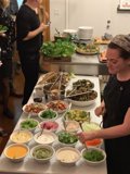 Lunchtime Buffet Preparations