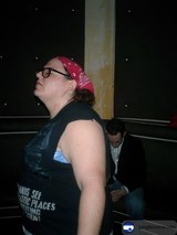 Heather K and the Man in the Baseball Cap