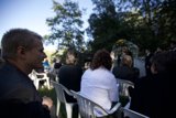 Wedding Guests Relaxing Outdoors