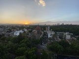 Evening Hues over the Urban Jungle