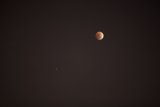 Red Moon in the Night Sky