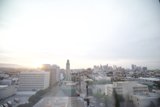 Urban Cityscape at Sunrise