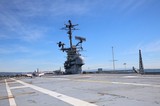 Flight Deck of Historic USS Hornet Aircraft Carrier