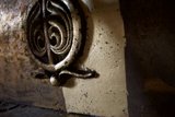 Restored Handrail with Spiral & Rose Design