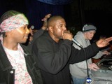 Kanye West and Kendrick Lamar at the Grammys After Party