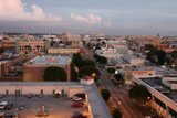 Dusk Descends on the City Street