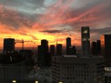 City Sunset From Above