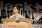 Speech in front of the Crowd