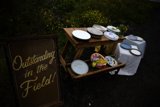 Outstanding in the Field Rustic Outdoor Dining Display