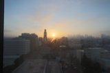 Sunset Glow over the Urban Jungle