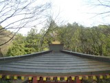 Garden Shrine with Statue on the Roof